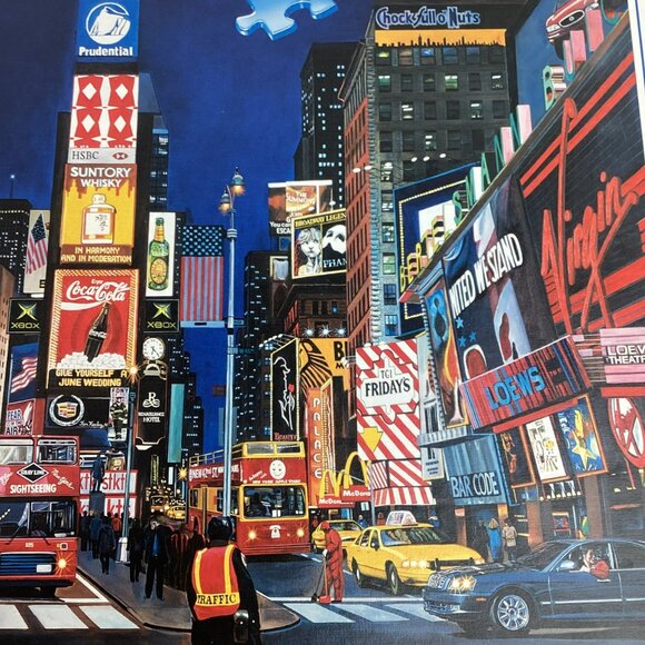 Ravensburger “Times Square NYC” 1000-Piece Premium Jigsaw Puzzle - Picture 2 of 10